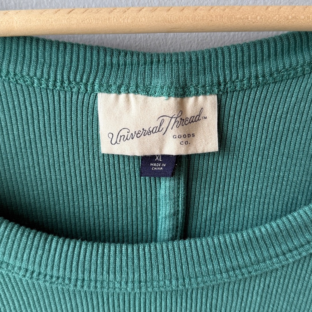 Universal Thread Cropped Ribbed Long Sleeves - Picture 7 of 8